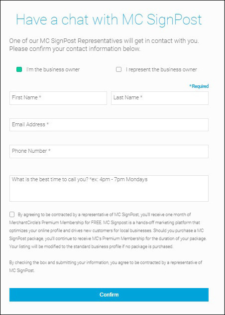 Free business Listing MerchantCircle