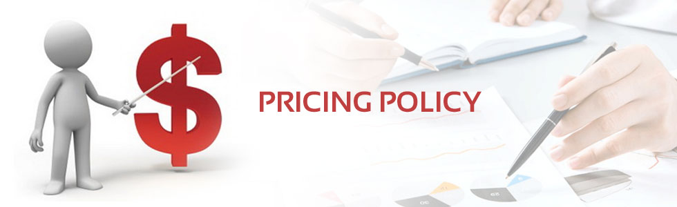 Pricing policy