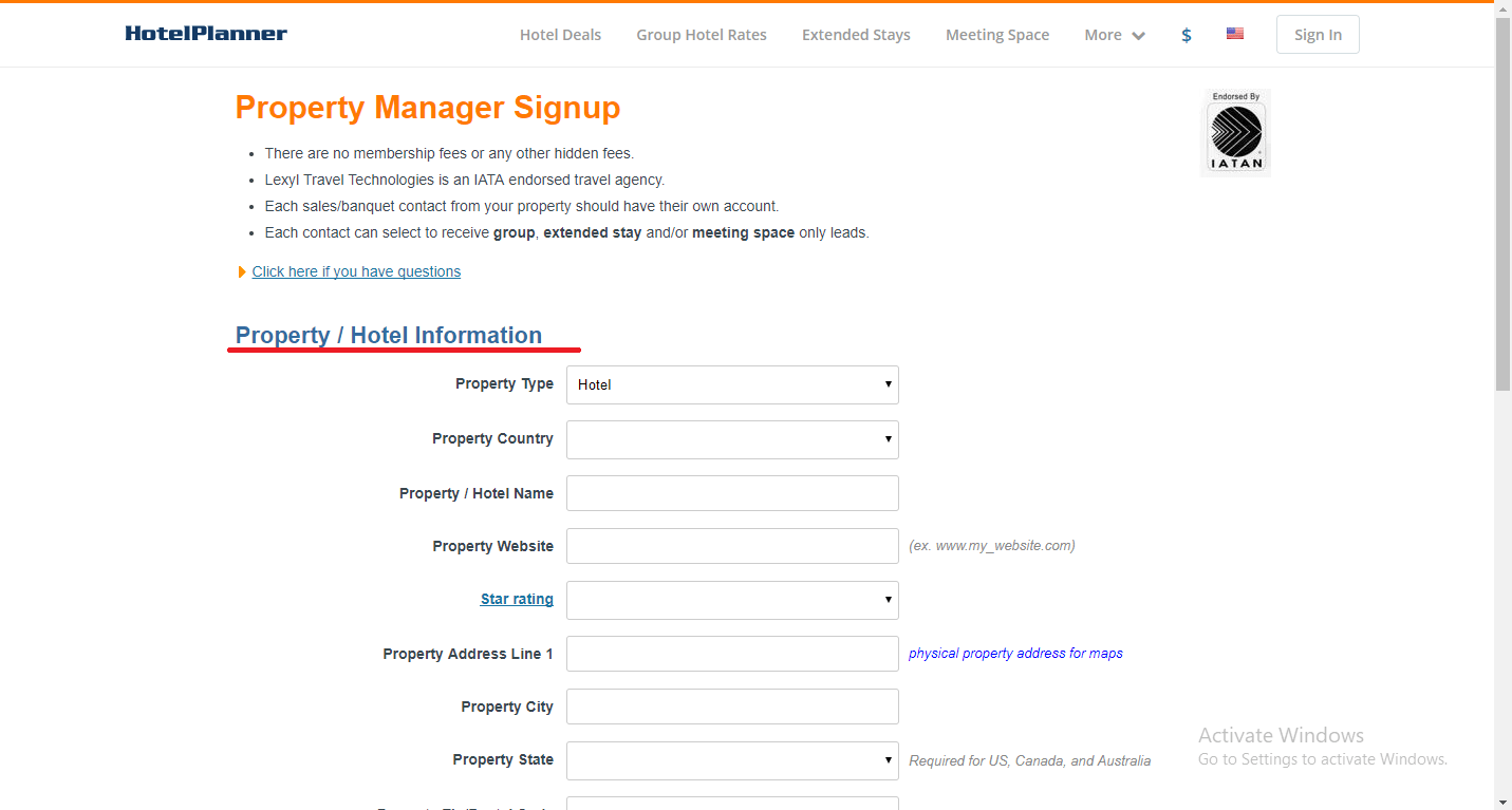 Add Business to Hotel planner 4 TribeLocal