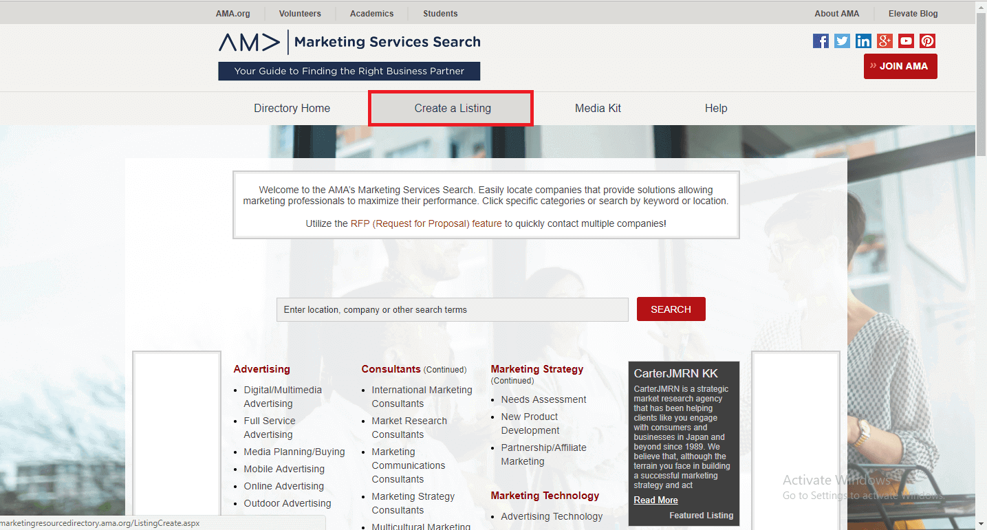 Add Business to Marketing Source Directory 1 TribeLocal