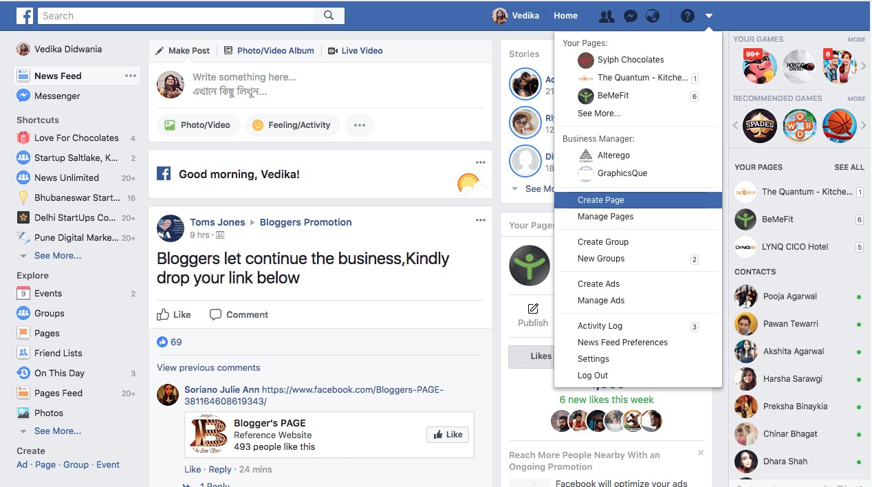 Add busniess to facebook business step1