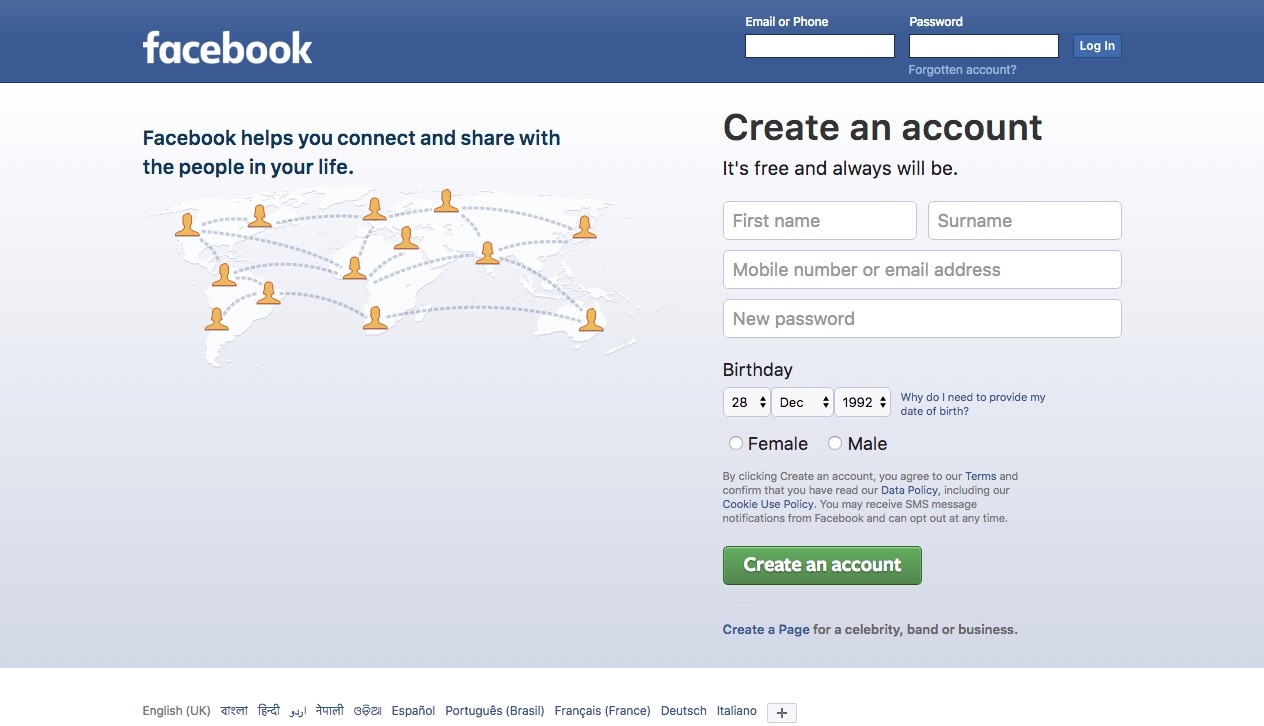 Add busniess to facebook1