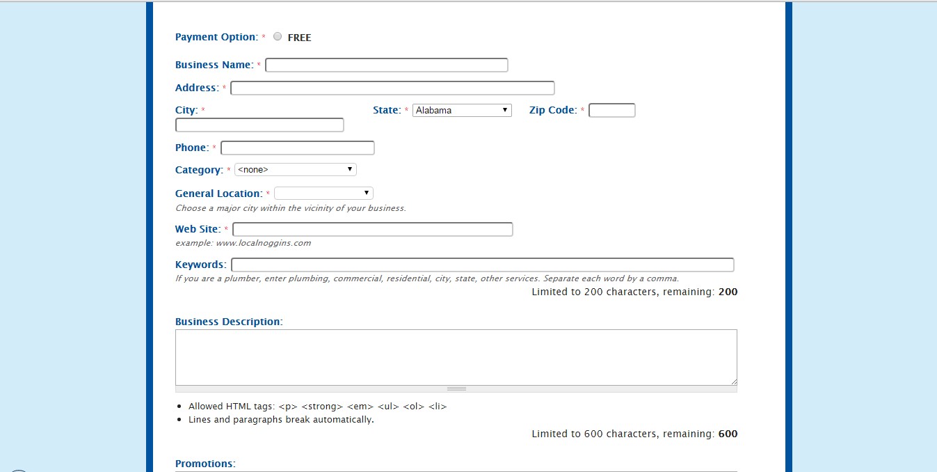 Add busniess to localnoggins1