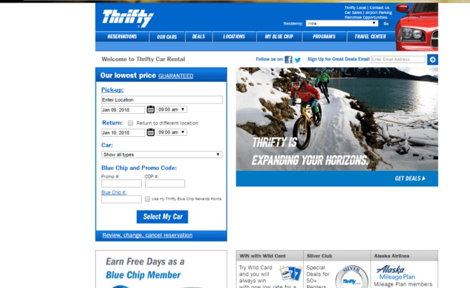 Add busniess to thrifty1