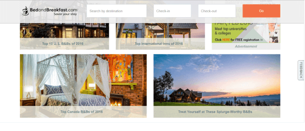 Add Business to Bed and Breakfast Step1