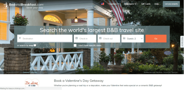 Add Business to Bed and Breakfast Step2