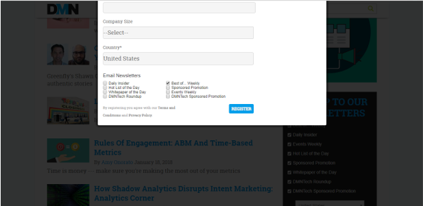 Add Business to DMNEWS Step5