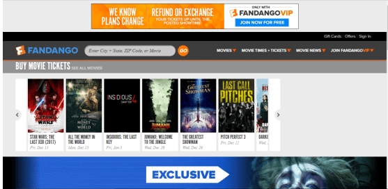 Add Business to Fandango Step1