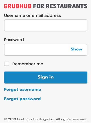 Add Business to GRUBHUB Step3