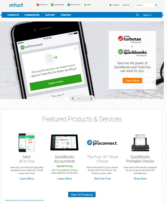 Add Business to Intuit Step1