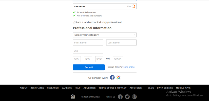 Add Business to Zillow Step3