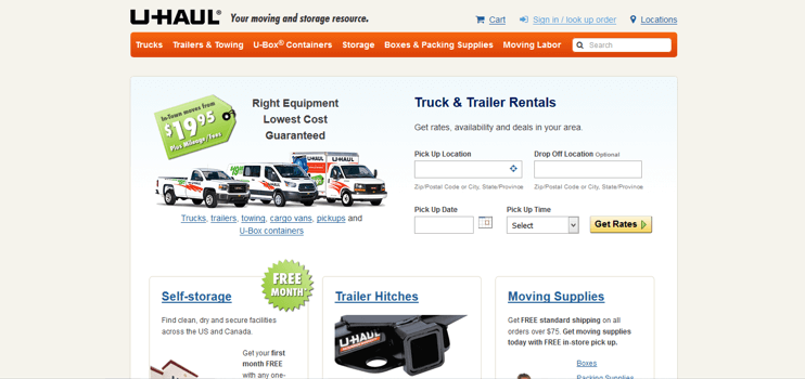 Add Business to uhaul Step1