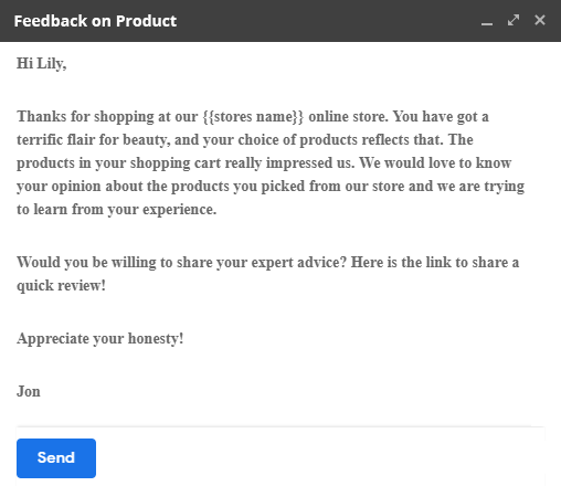 Email Templates for requesting online reviews 1