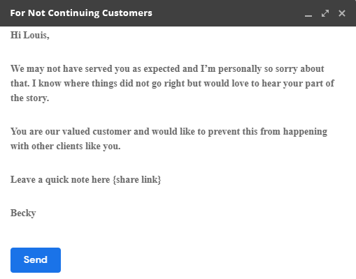 Email Templates for requesting online reviews 6